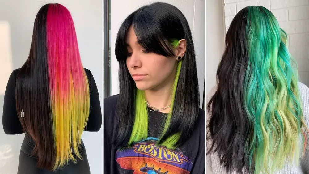 Split hair dyeing: the fashionable trend for the bold | GoBeauty